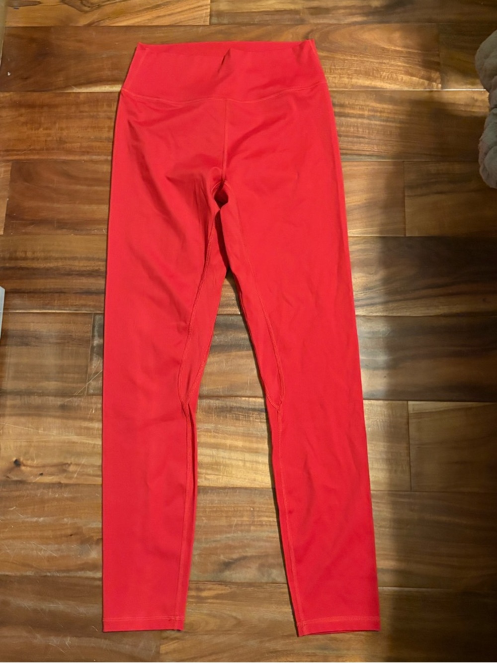 Muscle Nation Red Seamless Leggings Medium NWT High Waisted Workout‎ Gym (0853)